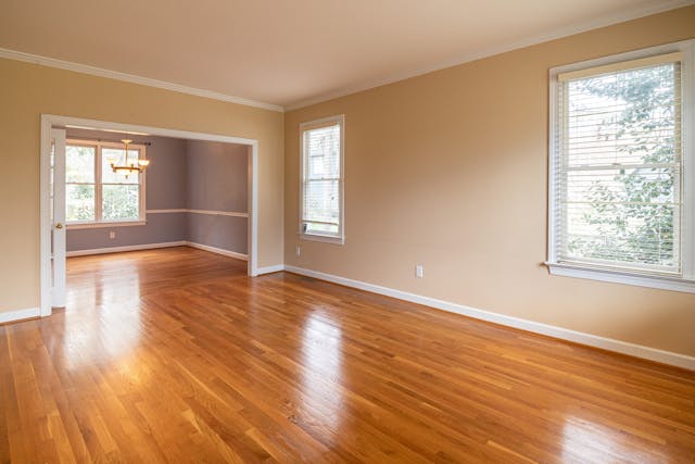 An empty living room