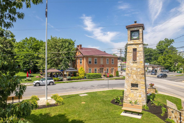 A town in Pennsylvania with a watch tower