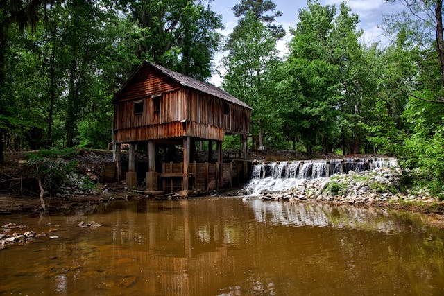 Home by the river.