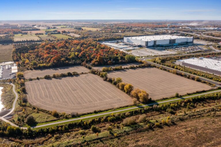 A big open lot.