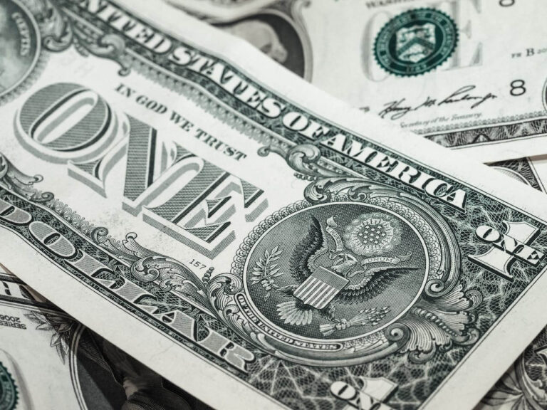 A pile of US dollar bills.
